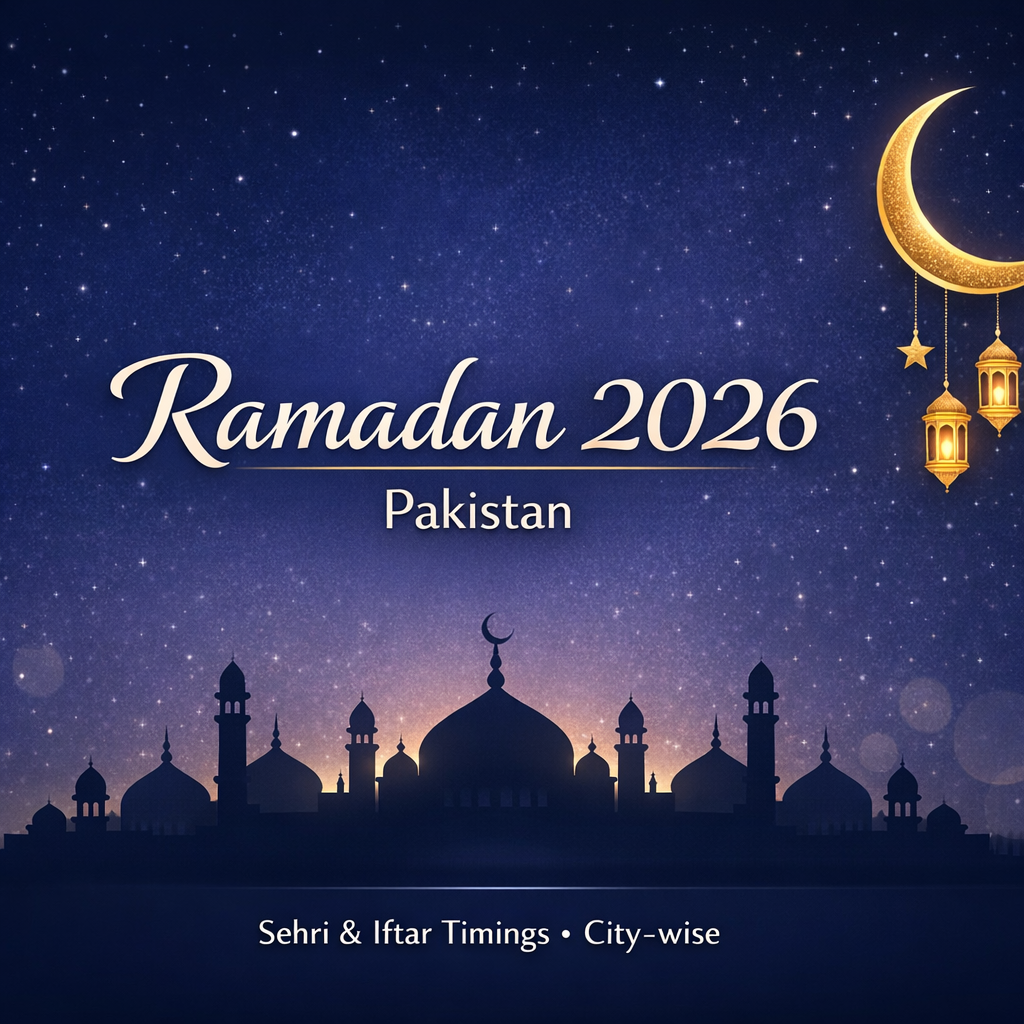 Ramadan 2026 Timings β Pakistan (Complete 30 Days)